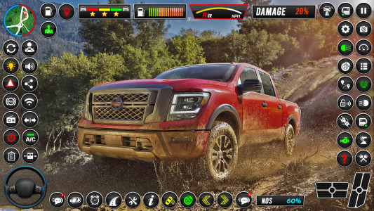 اسکرین شات بازی Offroad Mud Truck Driving Game 1