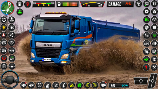اسکرین شات 3 بازی Offroad Mud Truck Driving Game