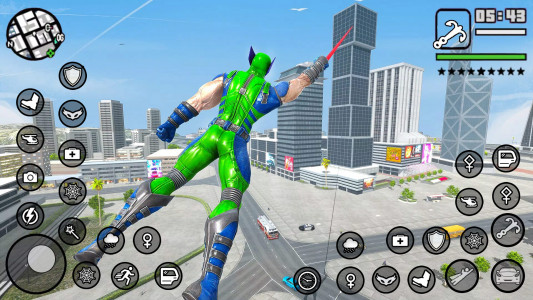 اسکرین شات بازی Multi Rope Hero Super Town 4 4