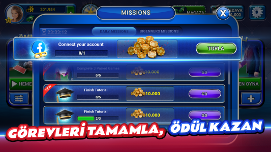 اسکرین شات 2 بازی Batak Club - Play Batak Online