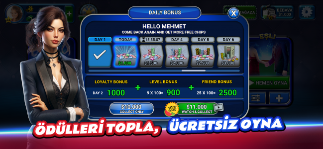 اسکرین شات 1 بازی Batak Club - Play Batak Online