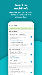 اسکرین شات 6 برنامه ESET Mobile Security Orange