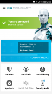 اسکرین شات برنامه ESET Mobile Security Telekom Edícia 1
