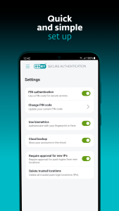 اسکرین شات 7 برنامه ESET Secure Authentication