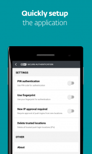 اسکرین شات برنامه ESET Secure Authentication 7