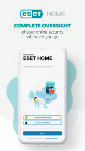 اسکرین شات برنامه ESET HOME 1