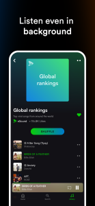 اسکرین شات 4 برنامه eSound: MP3 Music Player App