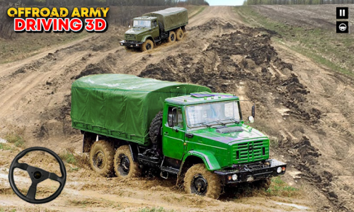 اسکرین شات بازی Army Truck Driving 2020: Cargo Transport Game 1