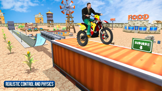 اسکرین شات برنامه Bike Stunt Racing Game 1