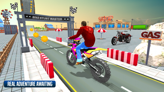 اسکرین شات برنامه Bike Stunt Racing Game 3