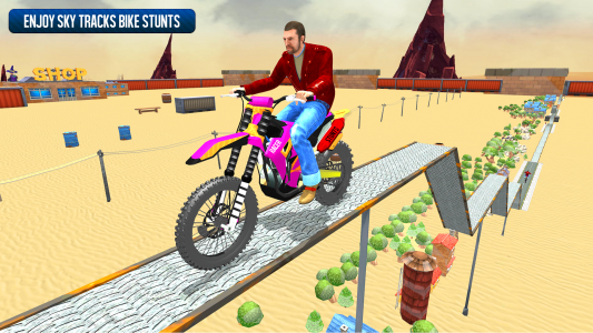 اسکرین شات برنامه Bike Stunt Racing Game 4