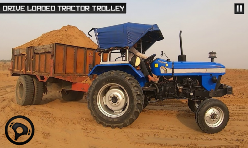 اسکرین شات بازی Tractor Trolley Cargo Farming Offroad Simulator 4