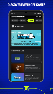 اسکرین شات 7 برنامه ESPN Fantasy Sports
