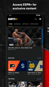اسکرین شات برنامه ESPN 5