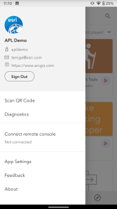 اسکرین شات 4 برنامه ArcGIS AppStudio Player