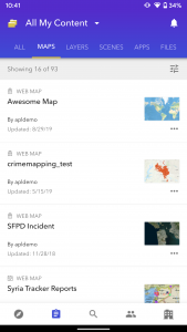 اسکرین شات 3 برنامه ArcGIS Companion
