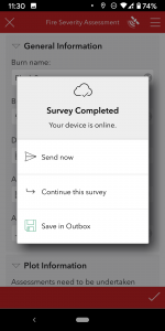 اسکرین شات 5 برنامه ArcGIS Survey123