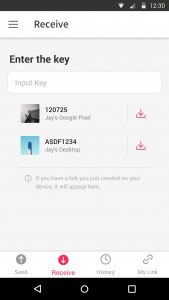 اسکرین شات 3 برنامه Send Anywhere (File Transfer)