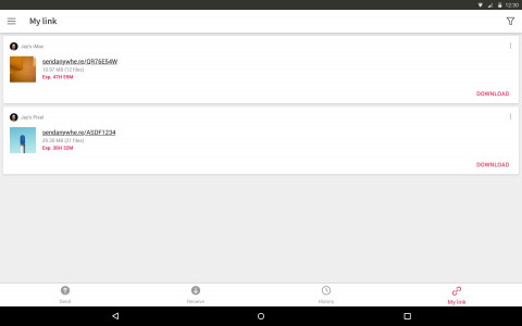 اسکرین شات برنامه Send Anywhere (File Transfer) 5