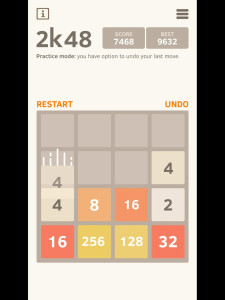 اسکرین شات 1 بازی 2K48 - Number 2048 puzzle game