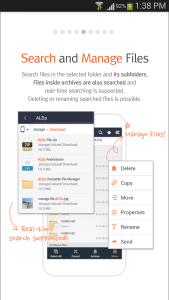اسکرین شات 4 برنامه ALZip – File Manager & Unzip