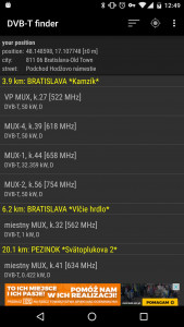 اسکرین شات برنامه DVB-T finder 1