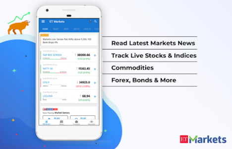 اسکرین شات برنامه ET Markets : NSE & BSE India 1