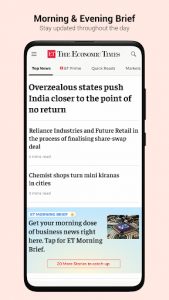 اسکرین شات برنامه The Economic Times: Sensex, Market & Business News 8