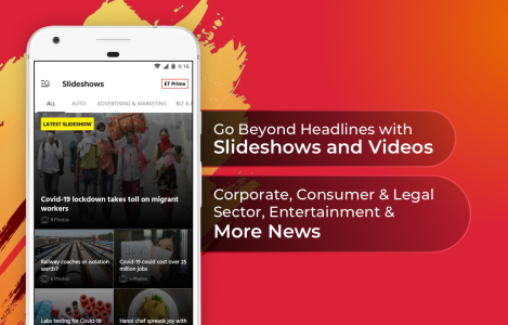 اسکرین شات 4 برنامه Economic Times : Business News