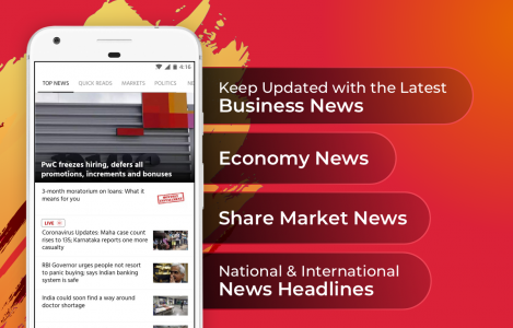 اسکرین شات 6 برنامه Economic Times : Business News
