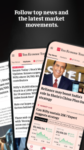 اسکرین شات 2 برنامه Economic Times : Business News