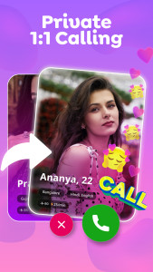 اسکرین شات 2 برنامه Josh - Live Calls & Chat