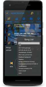 اسکرین شات برنامه MP3 Music player 3