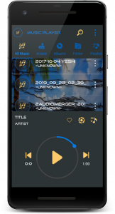 اسکرین شات برنامه MP3 Music player 4