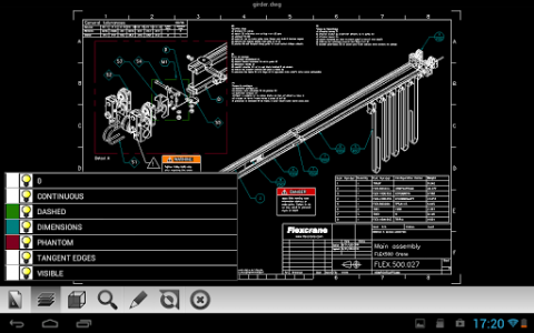 اسکرین شات برنامه Etoolbox Mobile CAD Viewer 6