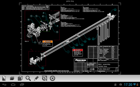 اسکرین شات برنامه Etoolbox Mobile CAD Viewer 4