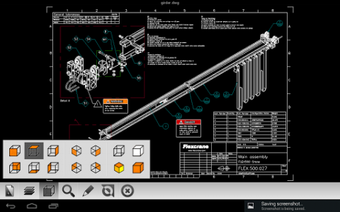اسکرین شات برنامه Etoolbox Mobile CAD Viewer 7