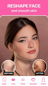 اسکرین شات برنامه FitPix Selfie Photo Editor 4