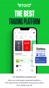 اسکرین شات برنامه eToro: Trade. Invest. Connect. 1