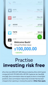 اسکرین شات 4 برنامه eToro: Trade. Invest. Connect.