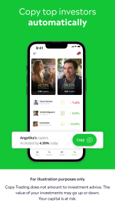 اسکرین شات 5 برنامه eToro: Trade. Invest. Connect.