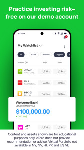 اسکرین شات 6 برنامه eToro: Trade. Invest. Connect.