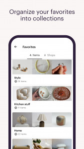 اسکرین شات 5 برنامه Etsy: A Special Marketplace