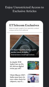 اسکرین شات 2 برنامه ET Telecom from Economic Times