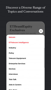 اسکرین شات 5 برنامه ET Telecom from Economic Times