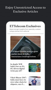 اسکرین شات 2 برنامه ET Telecom from Economic Times