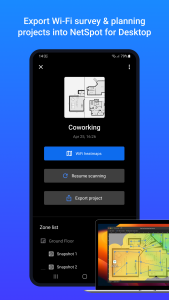 اسکرین شات 6 برنامه NetSpot WiFi Heat Map Analyzer