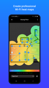 اسکرین شات برنامه NetSpot WiFi Heat Map Analyzer 5