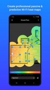 اسکرین شات 4 برنامه NetSpot WiFi Heat Map Analyzer