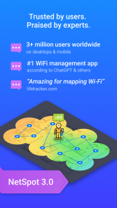 اسکرین شات برنامه NetSpot WiFi Heat Map Analyzer 2